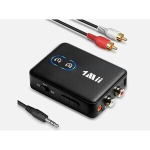 1Mii RCA Bluetooth 5.3 Adapter for TV, 3.5mm AUX Bluetooth Transmitter Receiver